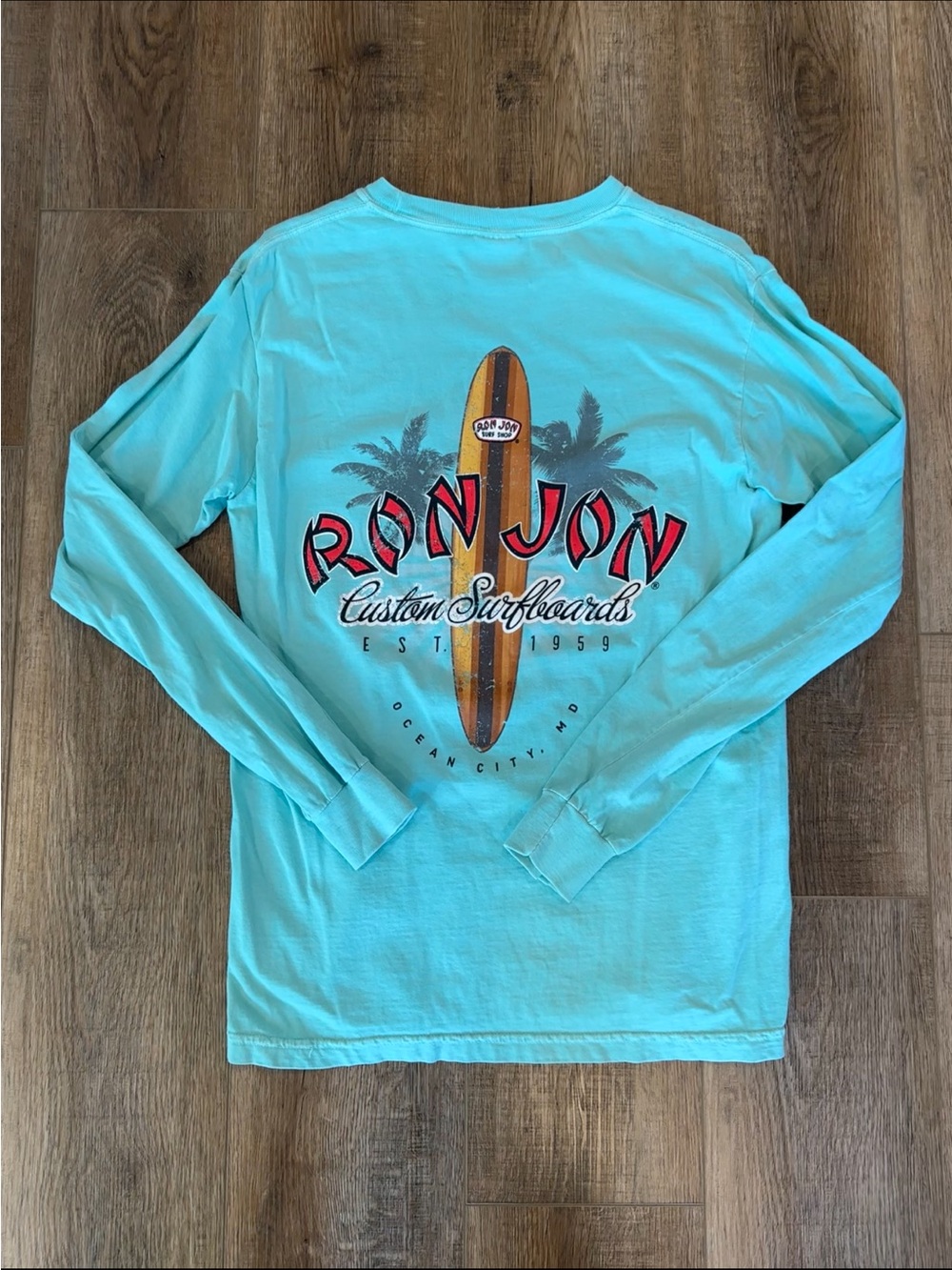 Ron Jon Surf Shop blue long sleeve shirt